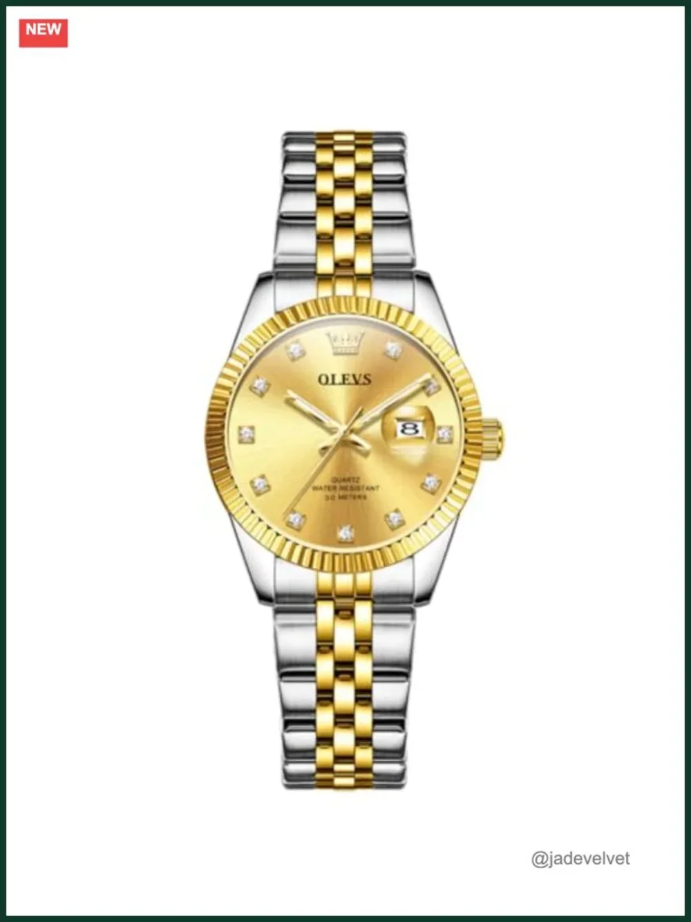 Women's Small Face Watch Stainless Steel Diamond Dial Dress Luxury